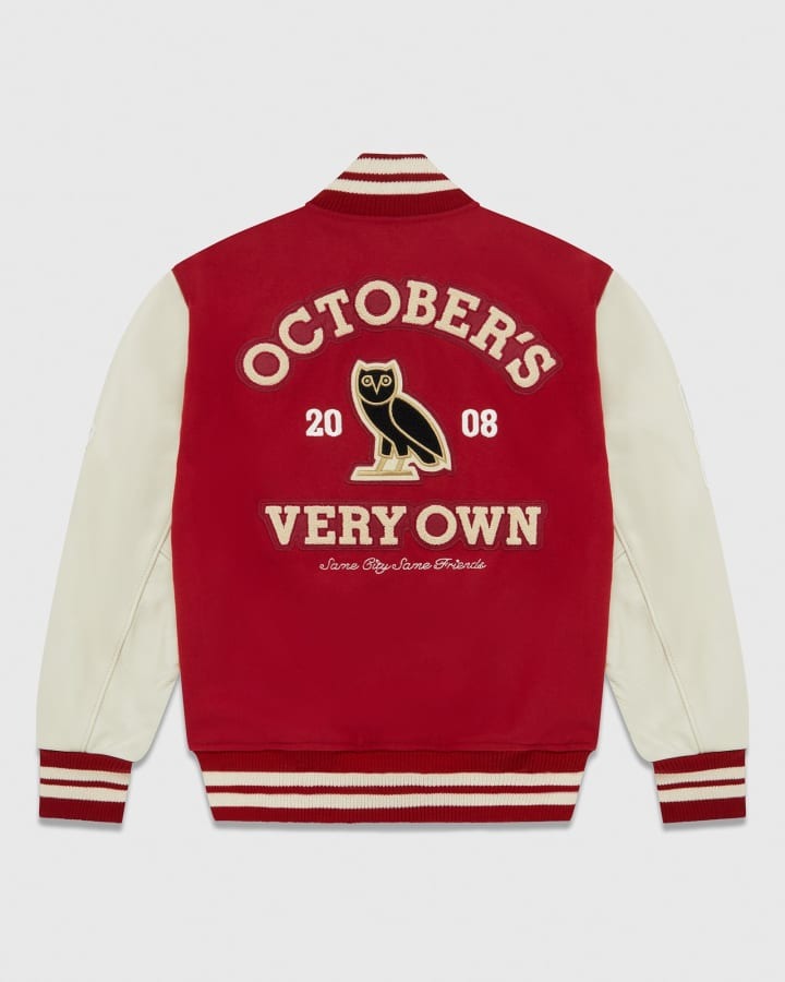 OVO Red Varsity Jacket